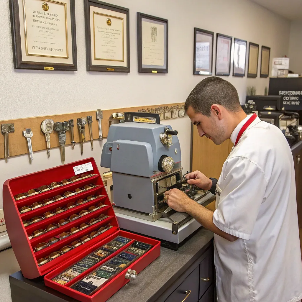 Professional key duplication service